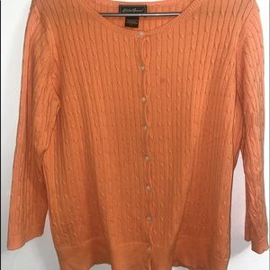 The cutest orange button up